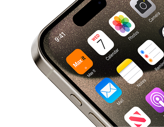 Max it sur iPhone