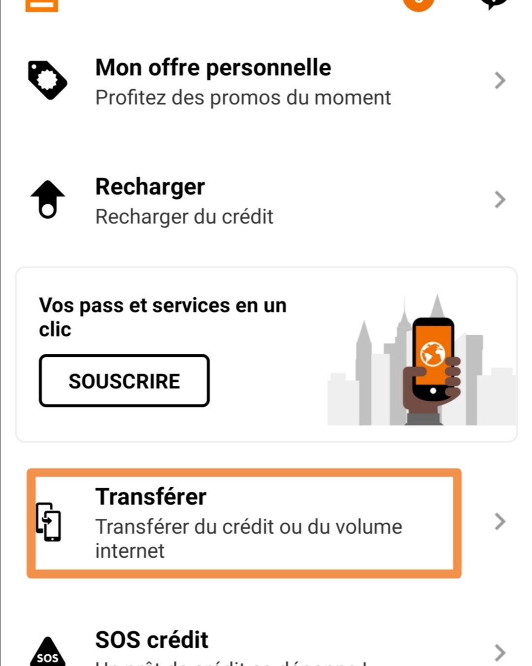 Comment faire pour avoir un point orange money